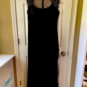 Black formal gown